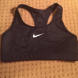 NWOT Nike black sports bra