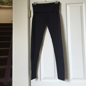 Black leggings with angel wings