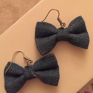 Jean Bow Earrings