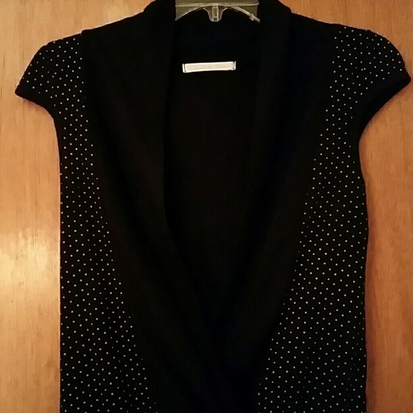 Charlotte Russe Black Pokadot Top - Picture 2 of 2