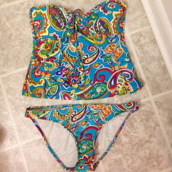 Ralph Lauren Bandeau Tankini
