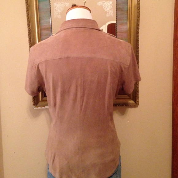 Express brand real suede shirt - Picture 3 of 4