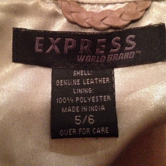 Express brand real suede shirt - Picture 4 of 4