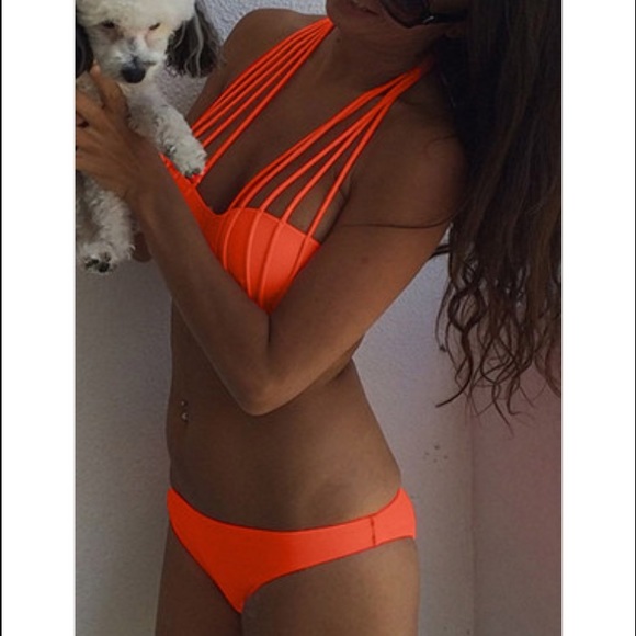 BNWOT Orange bikini set