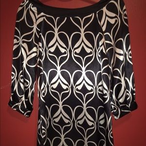 H&M Black & White Dress