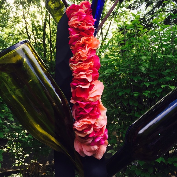 Pink & Peach Flower Crown - Picture 3 of 4