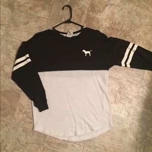 *RESERVED* Victoria's Secret pink Varsity Crew