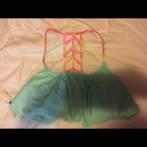 Victoria secret pink swim top never worn