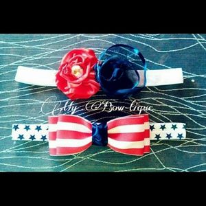 Patriotic Accessories Hair Set