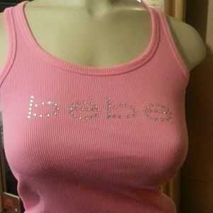 Bebe pink tank