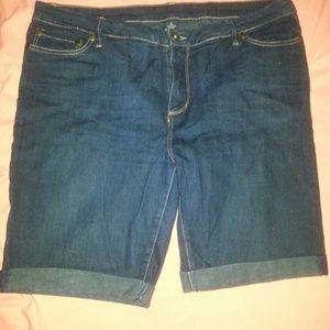 Denim shorts