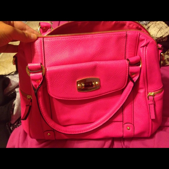 Hot pink purse