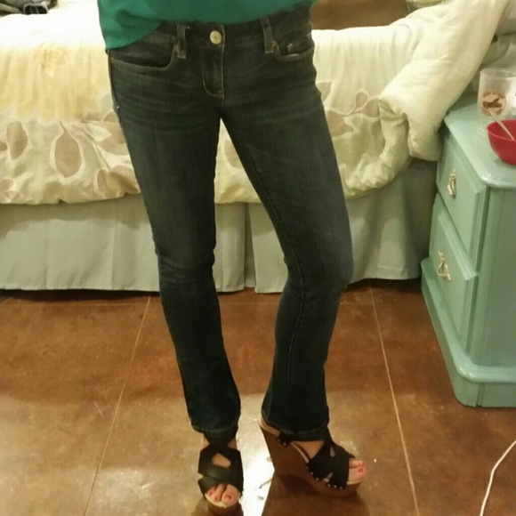 ----SOLD----  AE medium to dark skinny kick jeans