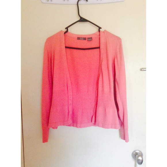 Pink cardigan