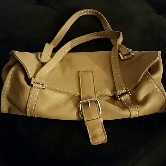 Carla Mancini Leather Handbag - Picture 1 of 3
