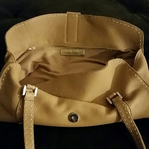 Carla Mancini Leather Handbag - Picture 2 of 3