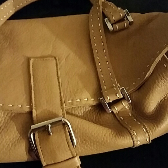 Carla Mancini Leather Handbag - Picture 3 of 3