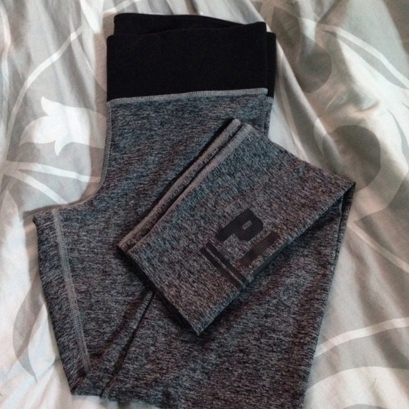 PINK grey yoga pants