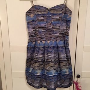 Strapless BCBGeneration silk dress