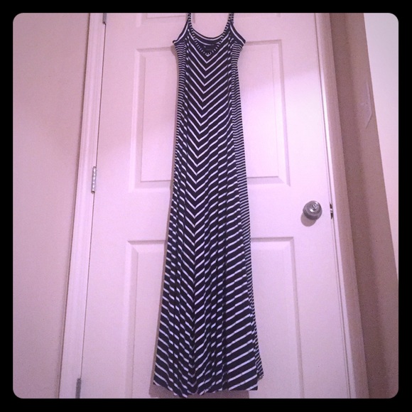 NWT Cynthia Rowley navy and white maxi dress