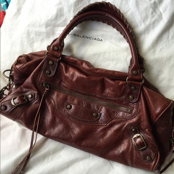 Authentic 2004 Balenciaga F/W Marron Twiggy