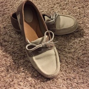 Clarks boat shoes