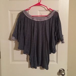 Studded shoulder top