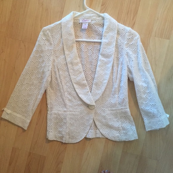 Candie's White Blazer