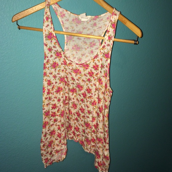 Forever 21 floral tank top