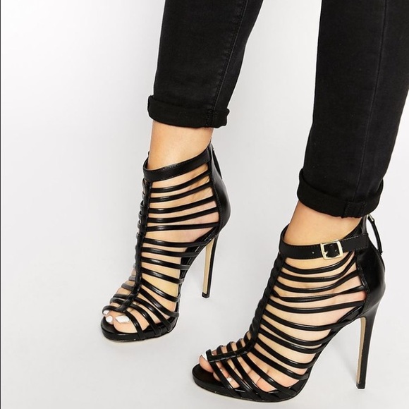 Caged heels from asos