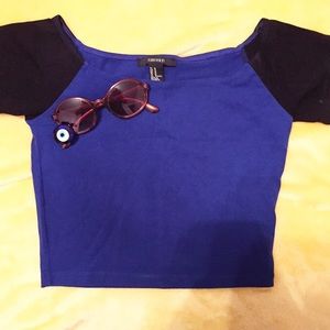Only worn once!!! forever 21 crop top