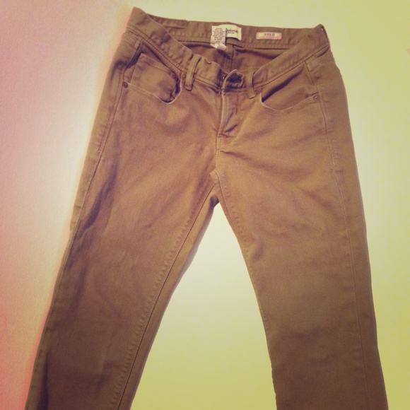 Madewell tan colored jeans