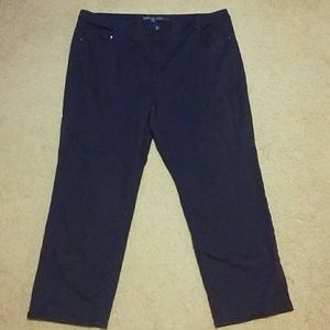 Dark purple jeans