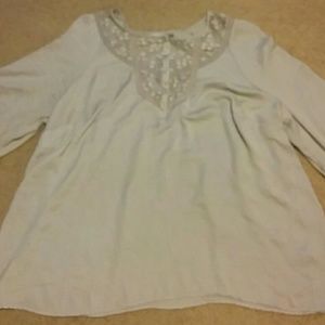 Light grey blouse