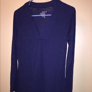 Navy Long Sleeve Top