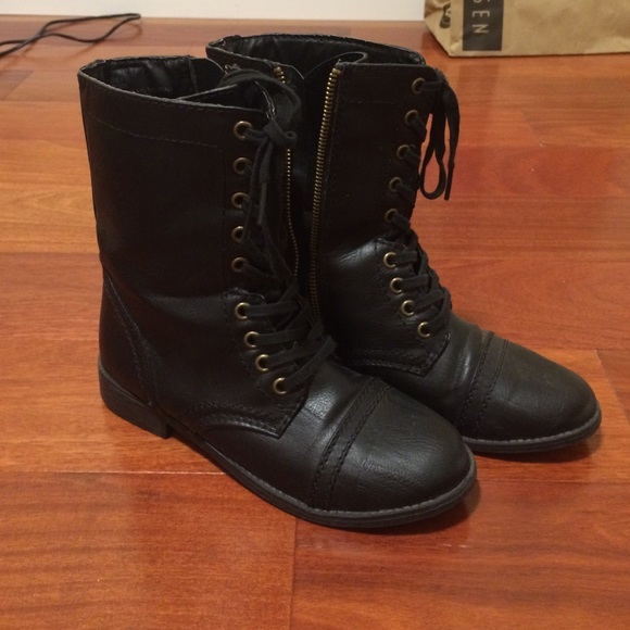 Black Combat Boots