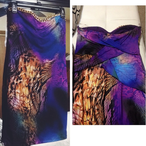 V&K Studio Strapless Dress