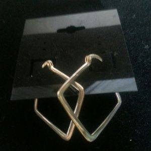 .925 Sterling  hoop earrings