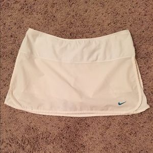 White tennis skort