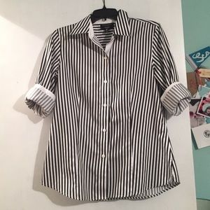 Black and white striped shirt