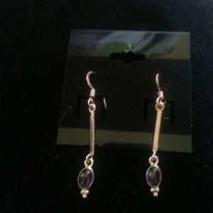 Sterling n Amethyst earrings
