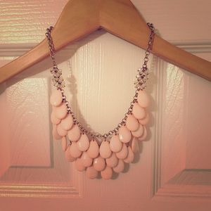 Pink statement necklace