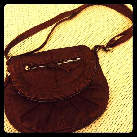 Brown over the shoulder handbag