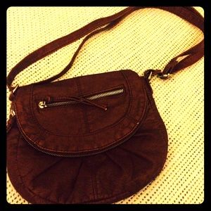 Brown over the shoulder handbag
