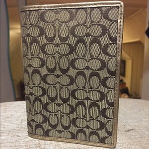 Coach passport holder  brand new !