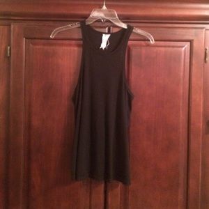 Black tank top