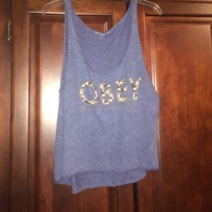 Navy tank top