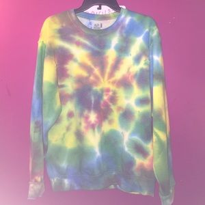 Over-Sized tie dye sweatshirt