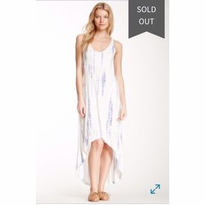 NWOT Splendid hi lo tie dye maxi dress