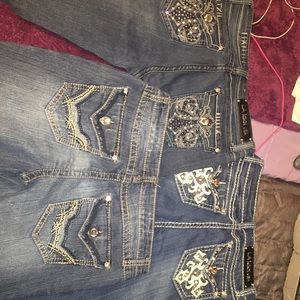 LA Idol and Karma Blue jeans